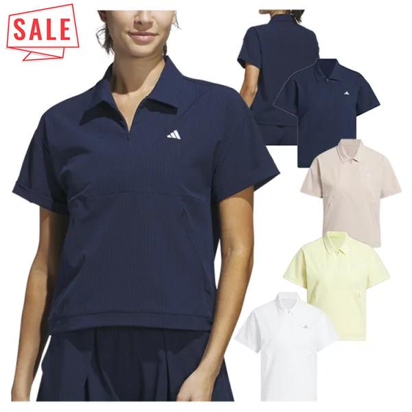 adidas（アディダス） ゴルフ ポロシャツ レディース 半袖 シャツ ポロ