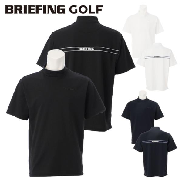 極美品 BRIEFING モックネック ストレッチ Tシャツ 半袖 mサイズ 極美品 BRIEFING モックネック ストレッチ Tシャツ 半袖 mサイズ