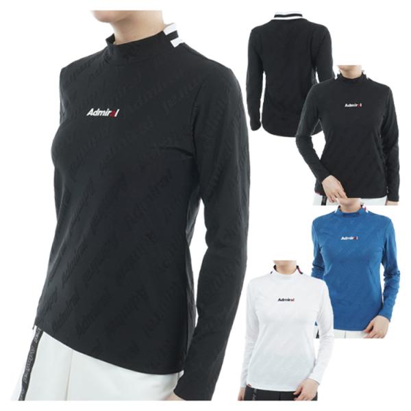 Admiral Golf アドミラルゴルフ シャツ モックシャツ レディース 長袖