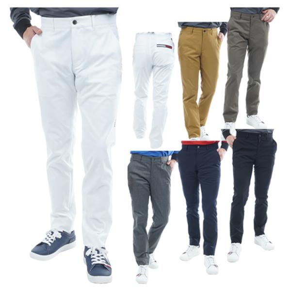 トミーヒルフィガー ゴルフ パンツ メンズ テーパードパンツ ロングパンツ ストレッチ ゴルフウェア ブランド 無地 春 夏 秋 冬 THMA566