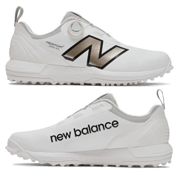 ニューバランス ゴルフシューズ BOAダイヤル式スパイク ホワイト26cm New Balance Golf（ニューバランスゴルフ） ニューバランス ゴルフ