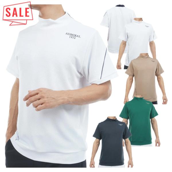 Admiral Golf（アドミラルゴルフ） シャツ モックシャツ メンズ 半袖