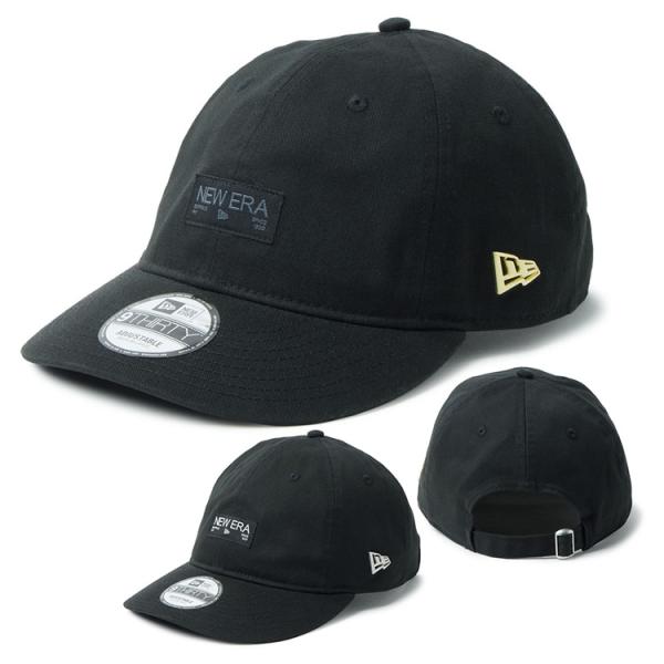 ニューエラ キャップ メンズ レディース 帽子 メタルロゴ 9THIRTY 14744982 14744983 NEW ERA ブランド 無地 シール クロスストラップ