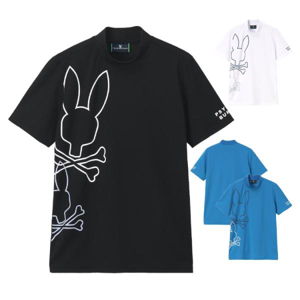 Psycho Bunny（サイコバニー） ゴルフ モックシャツ メンズ 半袖