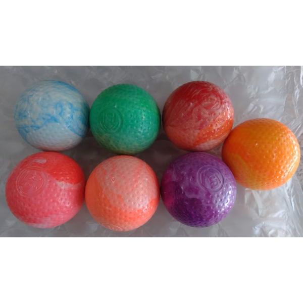 【特徴】★新入荷商品★　スモール ・ディンプルマーブルボール　表面はゴルフボールのように凸凹しています。　*1個のお値段です。【メーカー】スポーツランドしが　　【素材】 ABS樹脂　【サイズ】●直径70（±0.5）ｍｍ　　【重量】約220（...