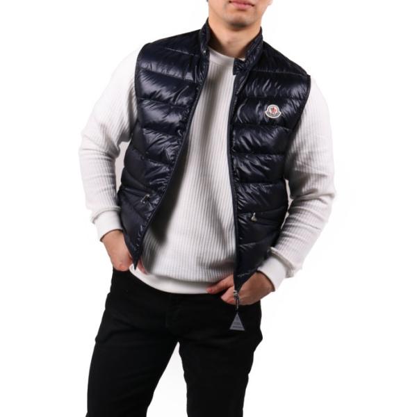 ランキング第1位 の 送料無料 モンクレール Gui 776 ネイビー メンズ ダウンベスト Moncler Bl 人気のファッションブランド の