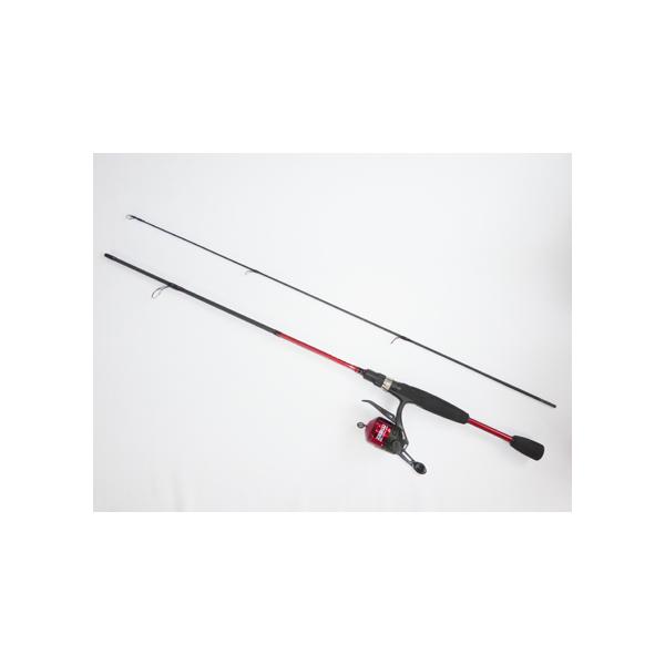 Zebcoの33T Micro Custom-Zの1レッドと5.0ftのロッドセットです。リールは33Tマイクロの色違いモデル、33T Micro Custom-Zのレッドです。型番は33MTNCAです。スペックは33Tマイクロと同じで1ベ...