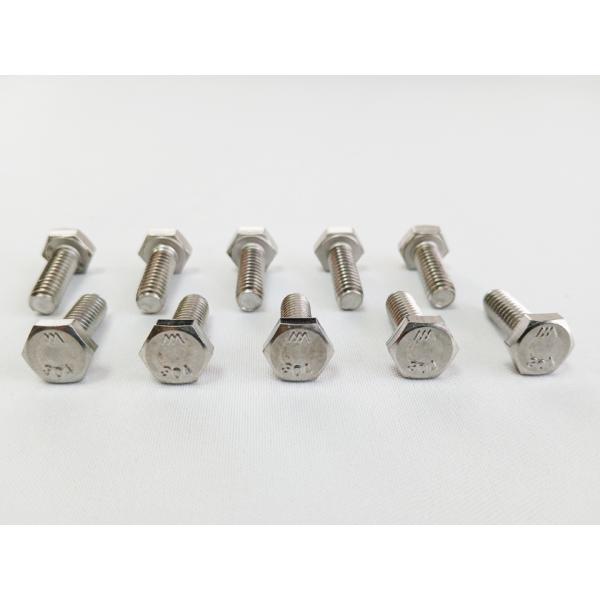 1/4インチ-20山×3/4インチのステンレス製ボルトの10個パックです。 輸入ボートや輸入バイク等で多用されているサイズです。 サイズは1/4"-20×3/4"(約19mm)で、材質は18-8 (304)ステンレスです。