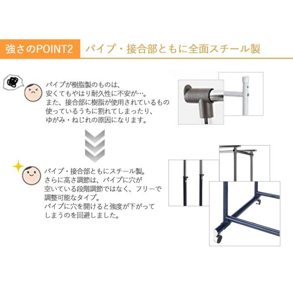�n���K�[���b�N ��� �p�C�v �Ɩ��p ��e�� �_�u�� ��v �Y�� ���� �L�k �ω׏d �L���X�^�[ ���[ ��^ ���[�h���[�u �p�C�v�n���K�[ 1100001952 ���i�摜4