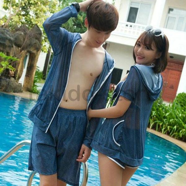 人気新品 ペアルック水着 カップル水着 ペア お揃い ビキニ パンツ 海水浴 ビーチ 旅行 メンズ レディース 夫婦 おそろい ペア水着 男女セット