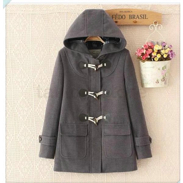 人気新品 ダッフルコート レディース ロングコート 大きいサイズ 秋冬アウター 通学 冬 ギフト 可愛い 帽子付き 全5色 ラシャコート コート