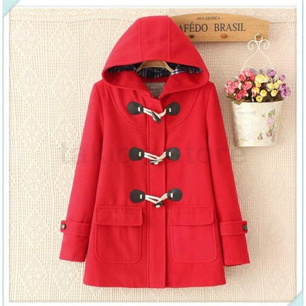人気新品 ダッフルコート レディース ロングコート 大きいサイズ 秋冬アウター 通学 冬 ギフト 可愛い 帽子付き 全5色 ラシャコート コート