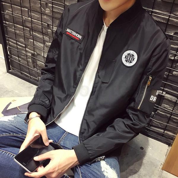 18春夏 ジャケット アウター ジャンパー ブルゾン メンズ コーチジャケット 野球服 コーチ Ma 1 春物