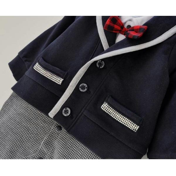 人気 子供服 正規認証品 新規格 男の子 ベビー フォーマル スーツ ベビー服 ロンパース 赤ちゃん 90 出産祝い 70 80 誕生日 お宮参り60 結婚式 キッズ