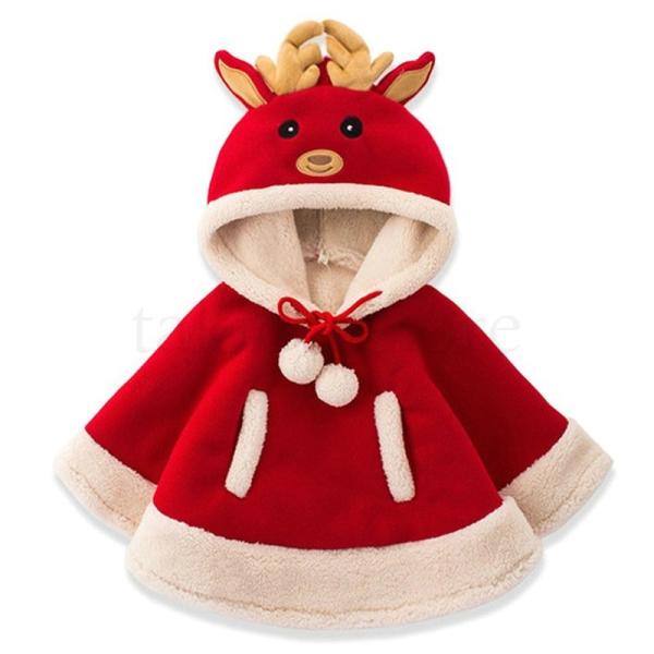 人気 サンタ衣装 サンタさん子供 女の子 ポンチョ フード キッズ サンタクロース クリスマスコスプレ 子供 サンタコスプレ 高級な 着ぐるみ 衣装 クリスマス