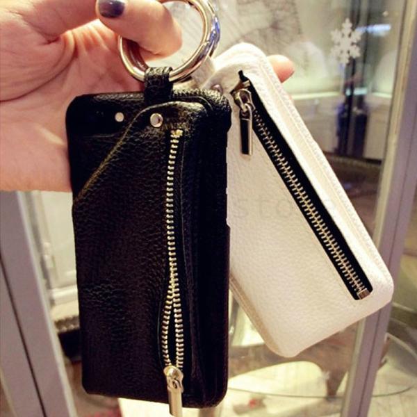 スマホケース スマホカバー スマートフォンケース 無地カバー リング付き 背面収納 カード収納 カード入れ 小銭入れ