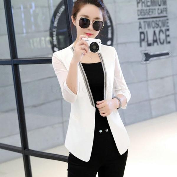 サマージャケット ノーカラージャケット 薄手 アウター レディース 夏チュール 透けショート丈ジャケット Uvカット日焼け対策 着痩せ スリム 通勤 Buyee Buyee Japanese Proxy Service Buy From Japan Bot Online