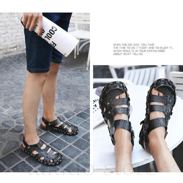 18夏新作メンズ レザーサンダル ビーチサンダル 滑り止め アウトドア スポーツサンダル 合革メンズ サボサンダル スリッパ ローファー スリッポン Buyee Buyee 日本の通販商品 オークションの代理入札 代理購入