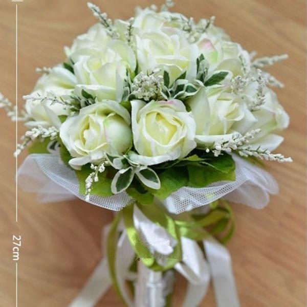 ウエディングブーケ アートフラワー 花束 花飾り 結婚式 バラ造花 ウェディング用 花嫁 披露宴 手作り キット ブライダル ブーケトス 写真撮り Buyee Buyee 日本の通販商品 オークションの代理入札 代理購入