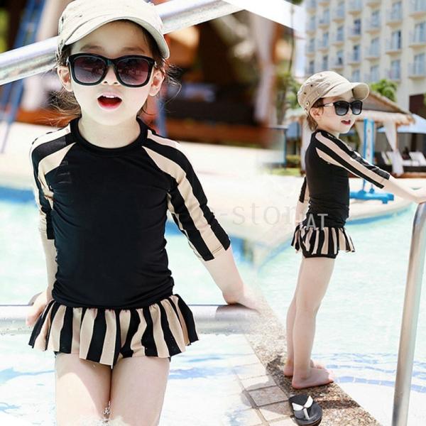 新作 水着 女の子 子供 セパレート 上下セット ラッシュガード 7分袖 キッズ ジュニア スイムウェア 日焼け防止 子供用 女児 プール 海 水遊び Buyee Buyee Japanese Proxy Service Buy From Japan Bot Online