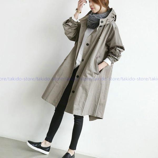 春コート トレンチ レディース 春アウター ロング丈 上着 スプリングコート フード付き ジャケット 通勤 カジュアル 春服 Buyee Buyee 日本の通販商品 オークションの代理入札 代理購入
