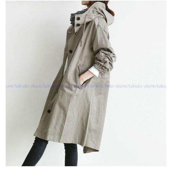 レディーストレンチコート春コートスプリングコートジャケットコートロングコートアウター春服新作 日本最大のブランド