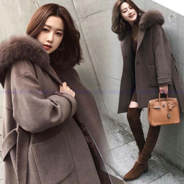 チェスターコート レディース 冬 コート ファー付き フード付き ベルト アウター ゆったり 無地 大きいサイズ オーバーコート 体型カバー 着痩せ Buyee Buyee Japanese Proxy Service Buy From Japan Bot Online