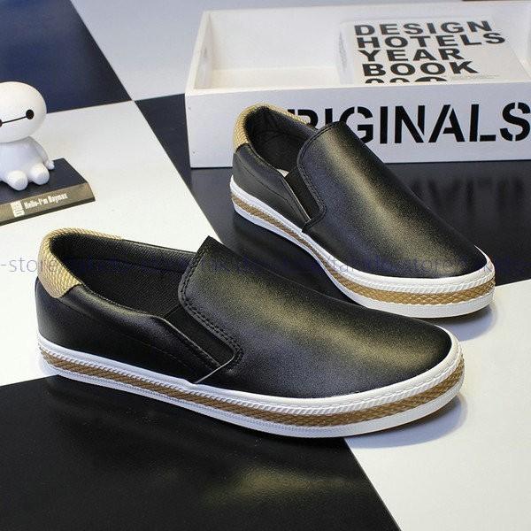 人気新品 カップル ペアルックお揃い 靴 スニーカー メンズ レディース スリッポン ローカットpu革靴 フラットシューズ カジュアル 春秋ホワイトシューズ Buyee Servis Zakupok Tretim Licom Buyee Pokupajte Iz Yaponii