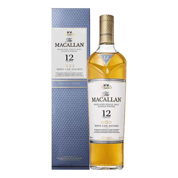ザ・マッカラン トリプルカスク12年 700ml 40度 化粧箱あり 未開封、 ザ・マッカラン トリプルカスク12年 700ml 40度 正規品 化粧箱入り