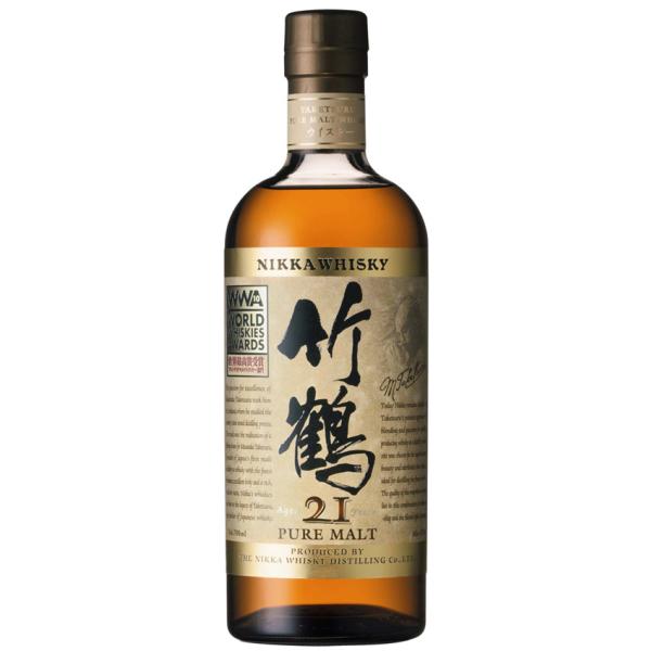 ニッカ 竹鶴21年ピュアモルトWWA2010受賞記念ラベル 43度 700ml ニッカ 竹鶴21年ピュアモルトWWA2010受賞記念ラベル 43度 700ml