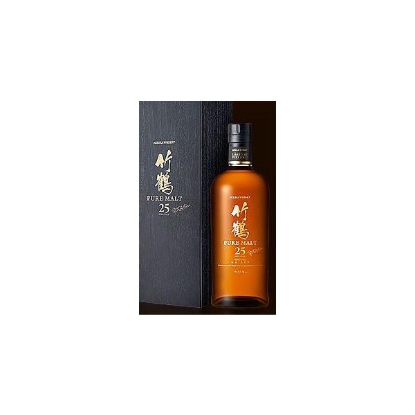 数量限定 ニッカ 竹鶴25年ピュアモルト 700ml 43度 専用化粧箱入り