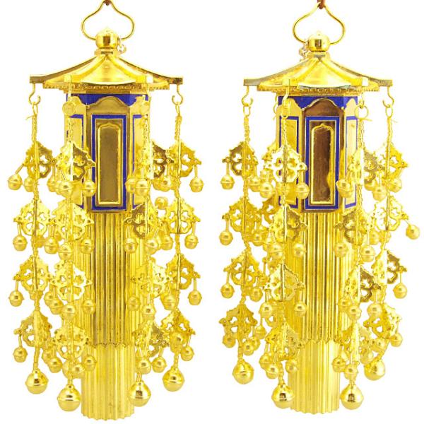 上等品 院玄瓔珞 1 (仏具、仏壇) 金メッキ 院玄瓔珞（ようらく