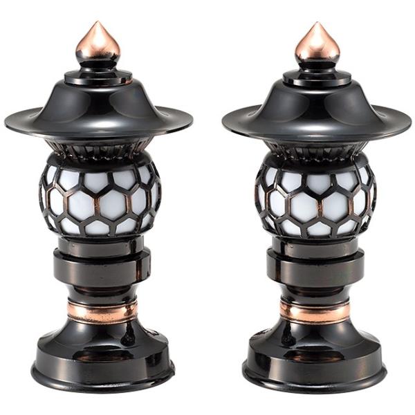 仏壇屋 滝田商店 置き灯篭 丸型 ブロンズ 1尺(一対) : 仏壇・仏具販売