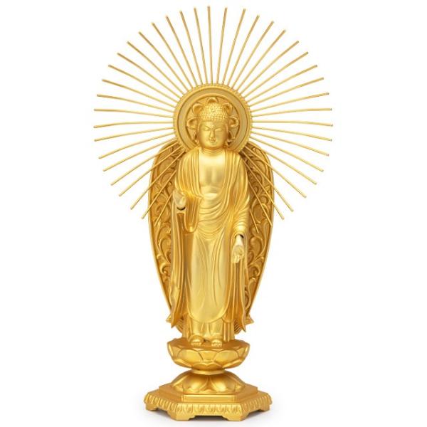 西阿弥陀如来(浄土真宗本願寺派) 合金製 小 : 仏壇・仏具販売-仏壇屋