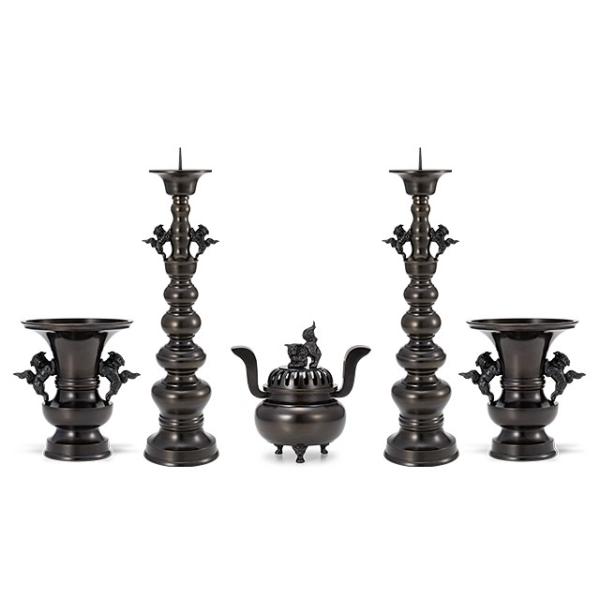 仏具五具足 takita_jg005-03