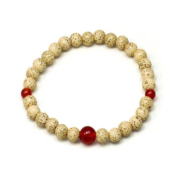 珠の素材：星月菩提樹 メノー仕立 6mm玉腕輪直径：6cm（男女兼用）内寸法：約16cm備考：プラスチックケース入り腕輪念珠は、厄除けや所願成就のお守りとして手首につける念珠です。菩提樹(ぼだいじゅ)は、お釈迦さまがその下で悟りを開かれたと...