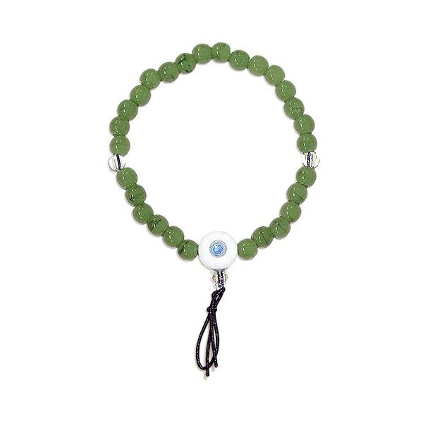 腕輪直径：6cm内寸法：約16cm玉の直径：6mm干支：辰年生まれ守護本尊：普賢菩薩　　　　　信仰心を司どる仏様で十大誓願を持って、息災延命を願って下さいます。備考：男女兼用※ 玉をつないでいるゴムは水に強くありません。※ 手洗い、入浴、水...