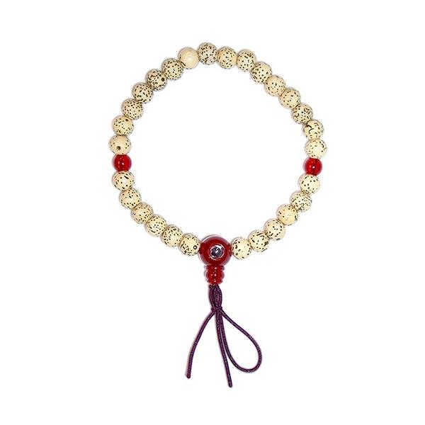 腕輪直径：6cm内寸法：約16cm玉の直径：6mm干支：午年生まれ守護本尊：勢至菩薩　　　　　西方極楽浄土におられ、智恵の光明により、あらゆる迷いからお救い下さいます。備考：男女兼用※ 玉をつないでいるゴムは水に強くありません。※ 手洗い、...