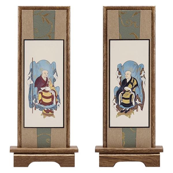 仏壇屋 滝田商店 スタンド掛軸 曹洞宗の脇掛 承陽大師・常済大師