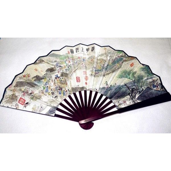 漢詩書画飾り扇子 清明上河図 中国雑貨 工芸品 癒しグッズ ギフト 中国お土産 Gs 多幸屋商店 通販 Yahoo ショッピング