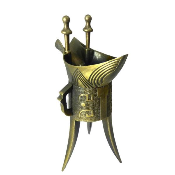 秦の始皇帝盃 さかずき 爵 中国雑貨 酒器ショットグラス カップ グラス