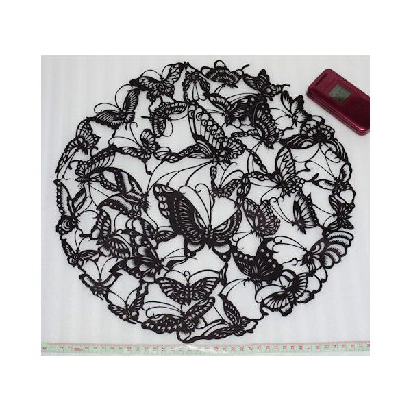 切り絵 蝶の図案 中国民間芸術切り紙細工 Buyee Buyee Japanese Proxy Service Buy From Japan Bot Online