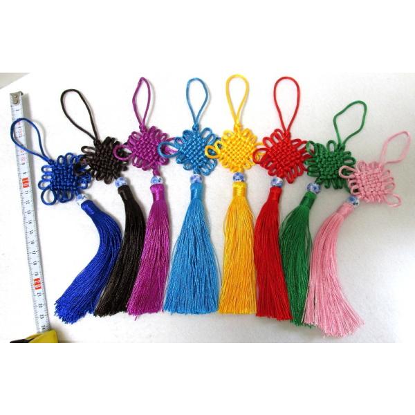 タッセル 中国結びつるし飾り（全8色）中国雑貨 幸せを呼ぶ インテリア
