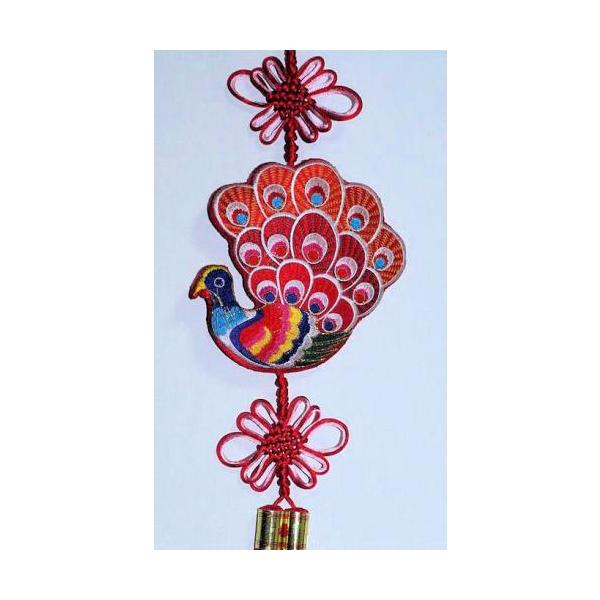 中国風結び飾り クジャク 孔雀 青色 柄つるし飾り 中国雑貨 中国料理店飾り 節日飾り 縁起のいい縁起物 Buyee 日本代购平台 产品购物网站大全 Buyee一站式代购 Bot Online