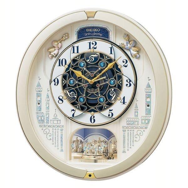 SEIKO（セイコー） 掛け時計 電波 からくり時計 ゴールド RE579S (D)(B