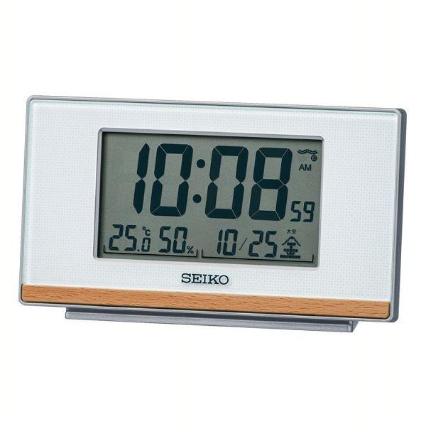 SEIKO（セイコー） 目覚し時計 電波 デジタル カレンダー タイマー