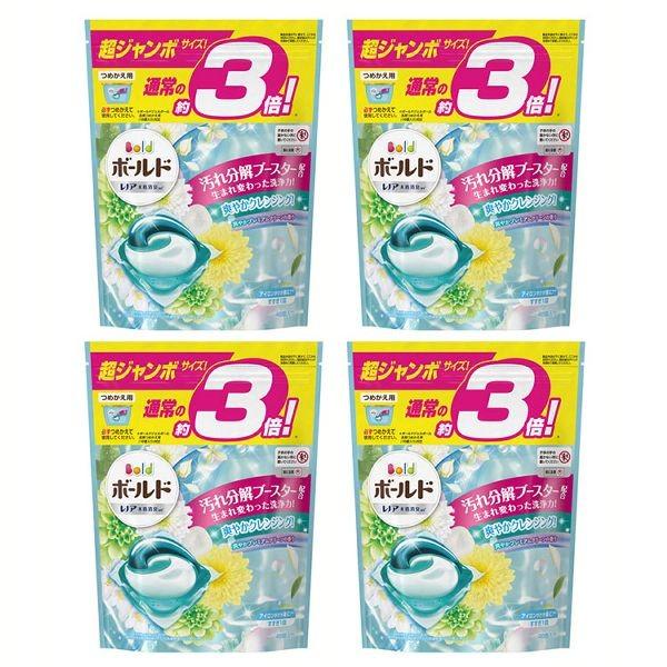 4個セット ボールドジェルボール3d爽やかプレミアムクリーンの香りつめかえ用超ジャンボ 46個 P G D 暮らしの宅配便 通販 Yahoo ショッピング