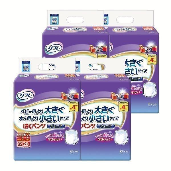 4個セット はくパンツジュニアSS 20枚 リフレ (D) : ラクチーナ Yahoo