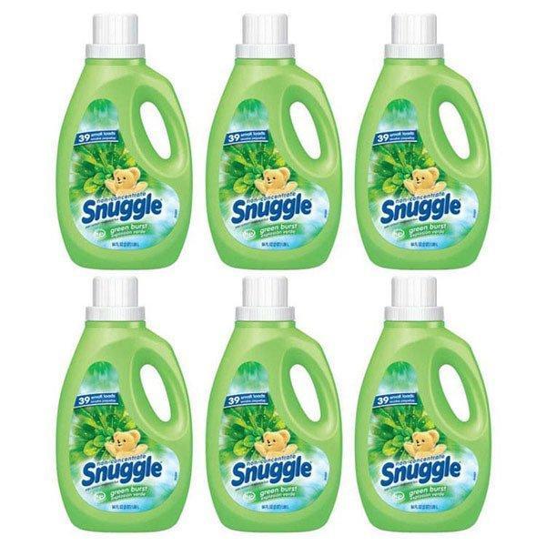 柔軟剤 スナッグル グリーンバースト 非濃縮 1900ml 6個セット ILI0121