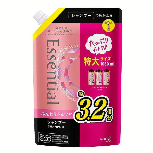 Kao商品 Kao（花王） シャンプー 詰め替え 大容量 エッセンシャルふんわりうる